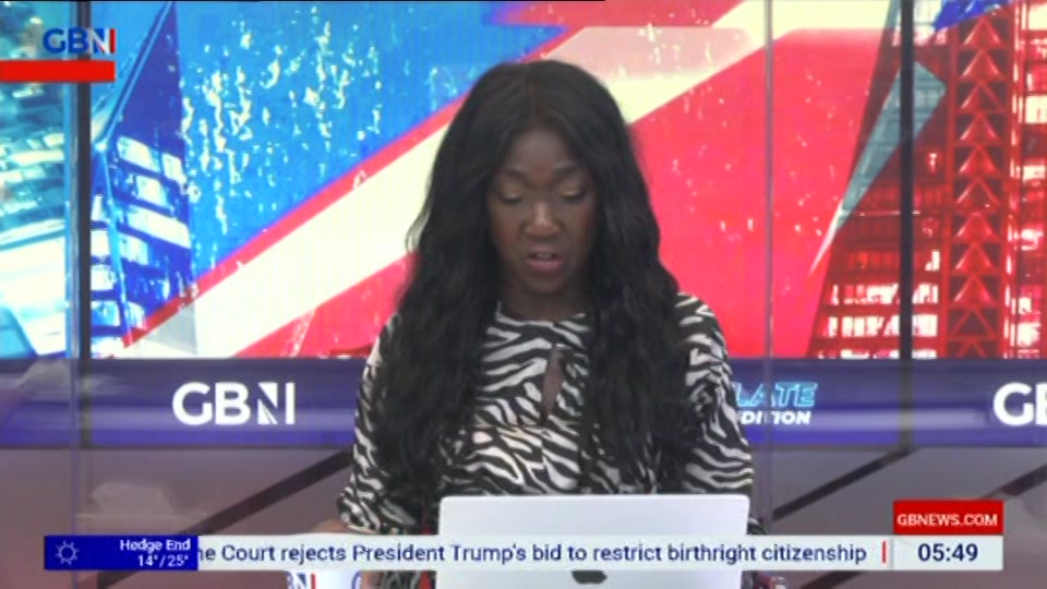 Broadcast still at 50m. GB News, Patrick Christys Tonight Late..., 1 July 2026.