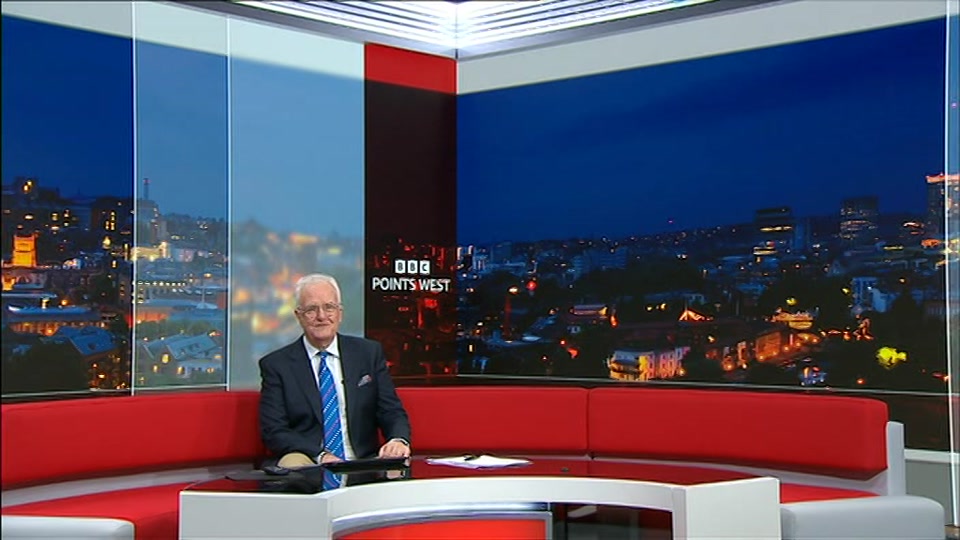 Broadcast still at 25m. BBC ONE West, BBC News and Weather, 29 June 2026.